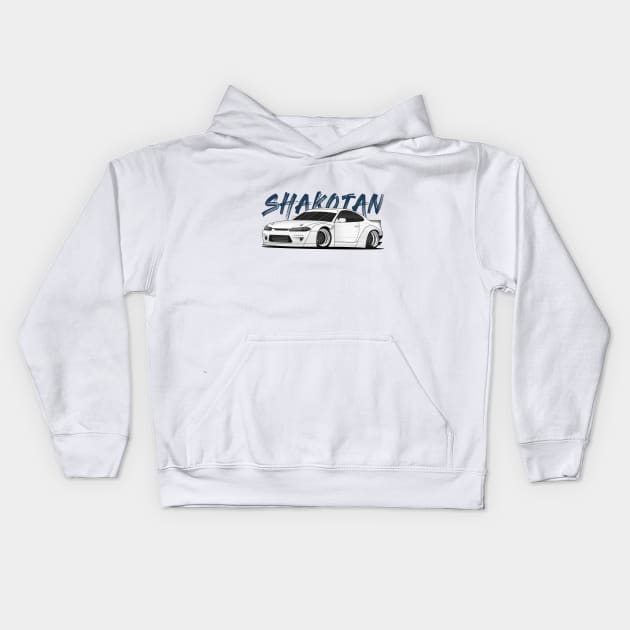 Silvia S14 Kids Hoodie by turboosted